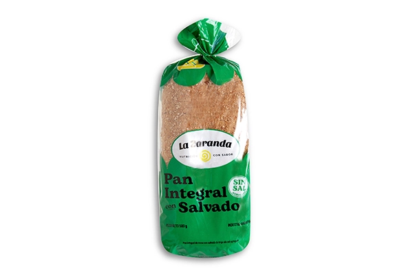 Pan de Salvado Sin Sal Agregada